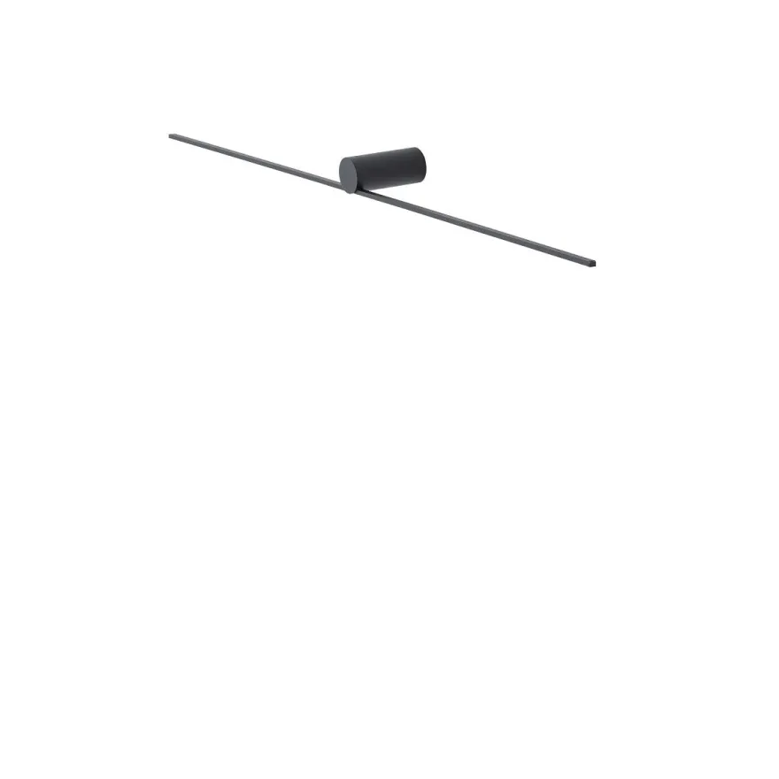Spin vegglampe medium 99 cm 14W 3000K - Svart