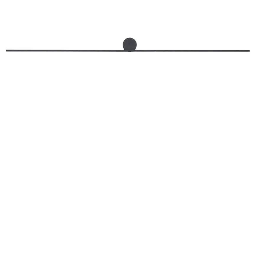 Spin vegglampe medium 99 cm 14W 3000K - Svart
