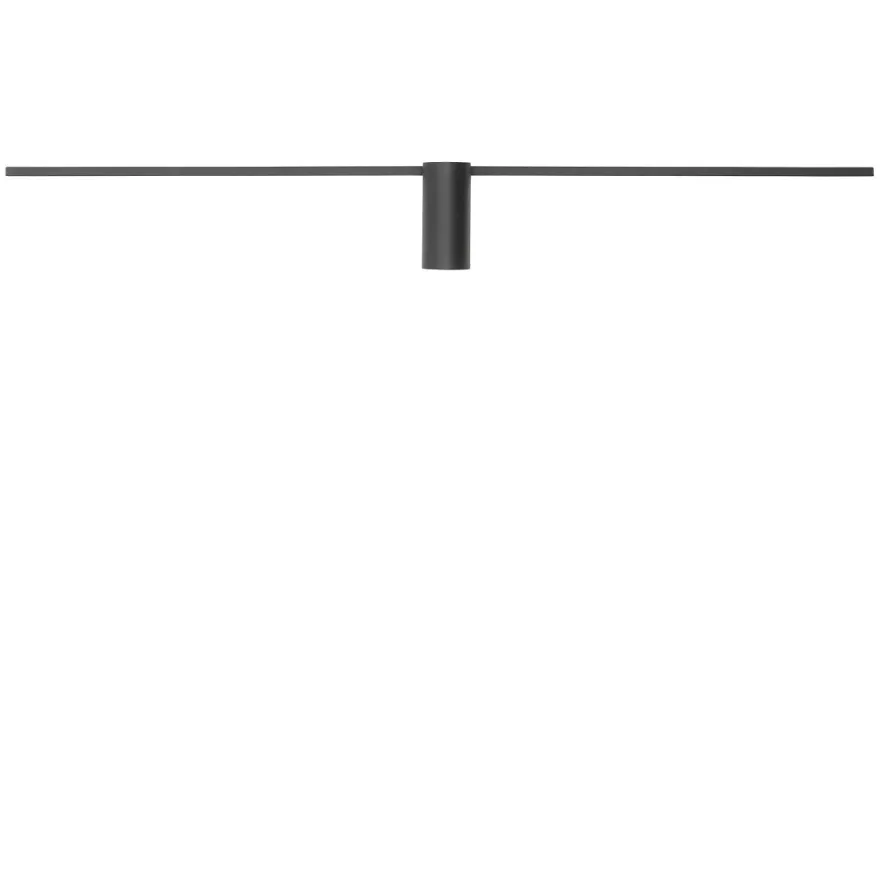 Spin vegglampe medium 99 cm 14W 3000K - Svart