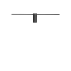 Spin vegglampe small 66 cm 9W 3000K - Svart