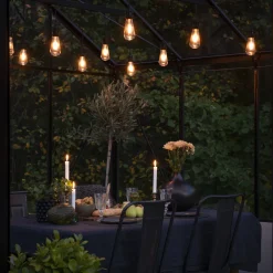 Startsett Lysslynge 10 lys, nedheng utskiftbar - Amber