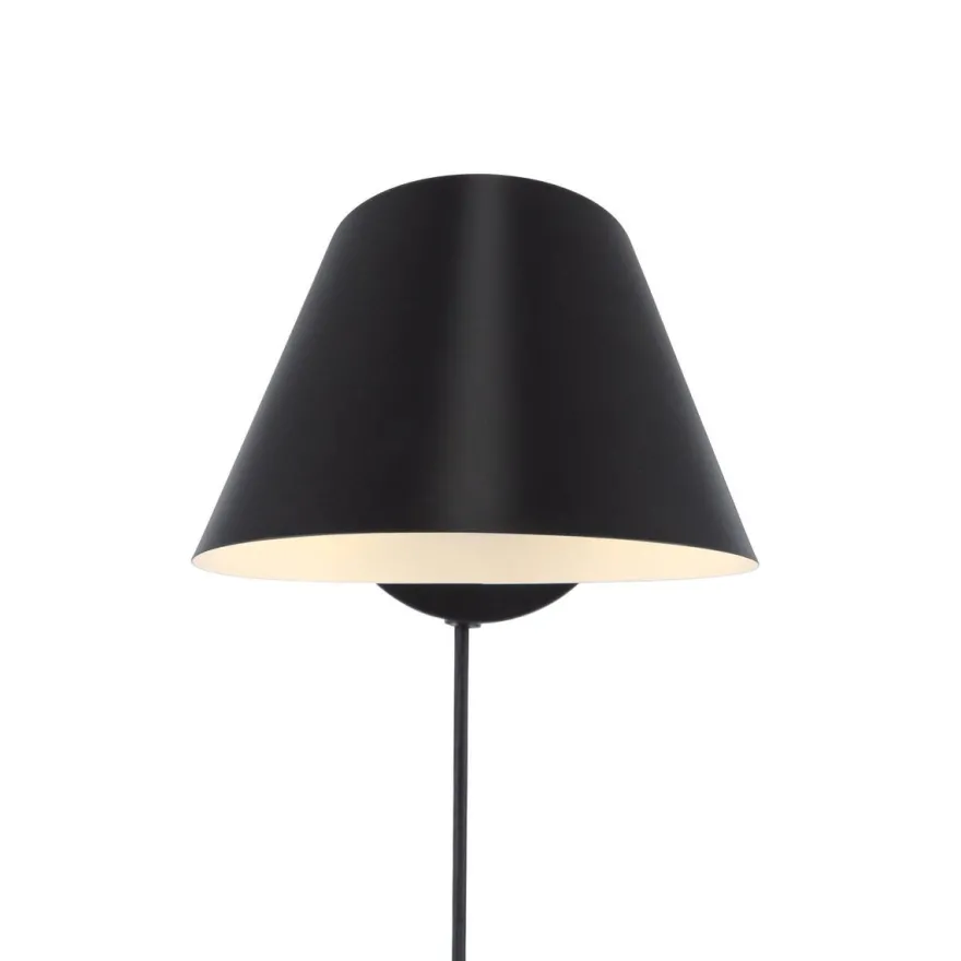 Stay vegglampe - Svart