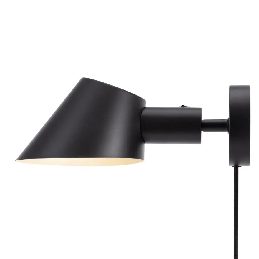 Stay vegglampe - Svart