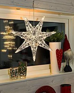 Stjerne akrylplast 45 cm