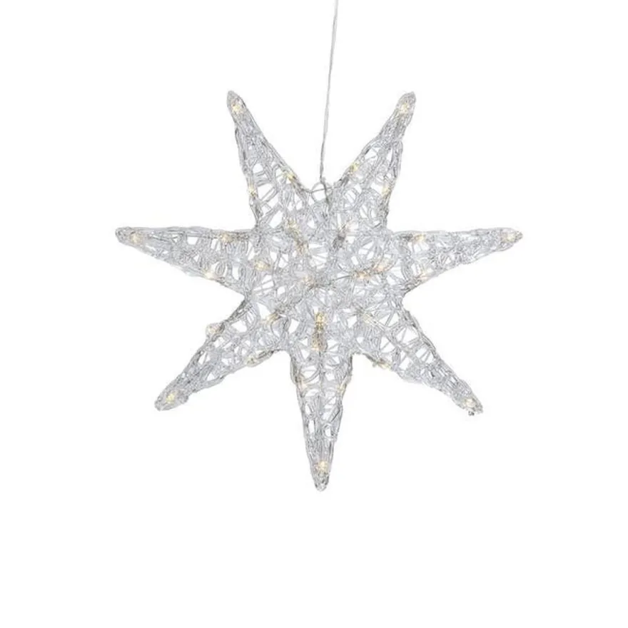 Stjerne akrylplast 45 cm