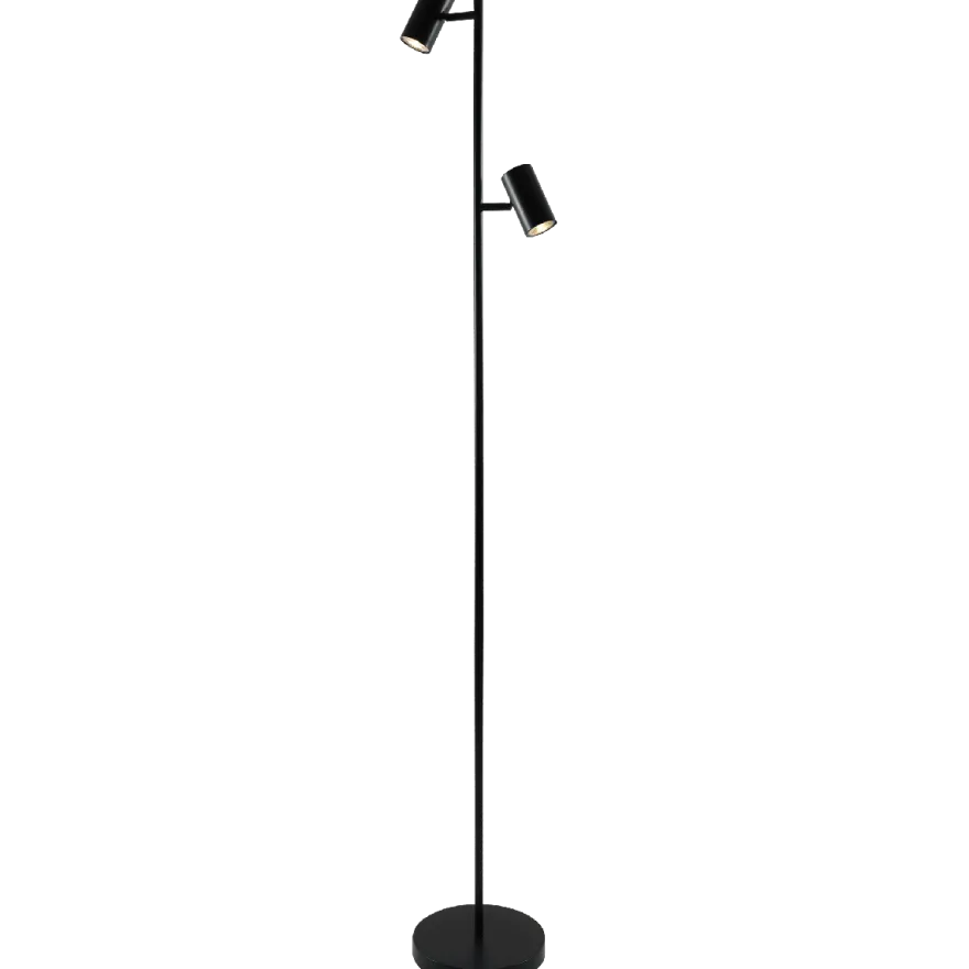 Stockholm dobbel gulvlampe 2x5W 3000 Kelvin 160 cm