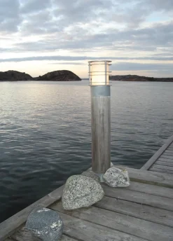 Stockholm pullert 1464 opalglass - Galvanisert stål