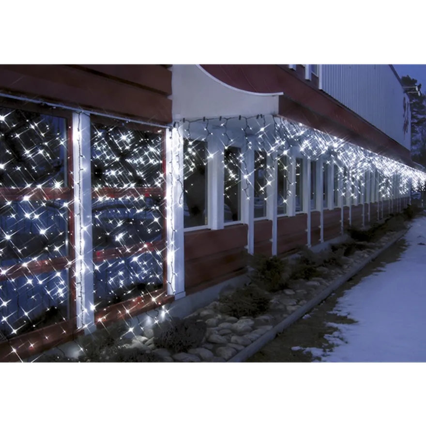 System led istapp 2 meter ekstraenhet kald - Svart