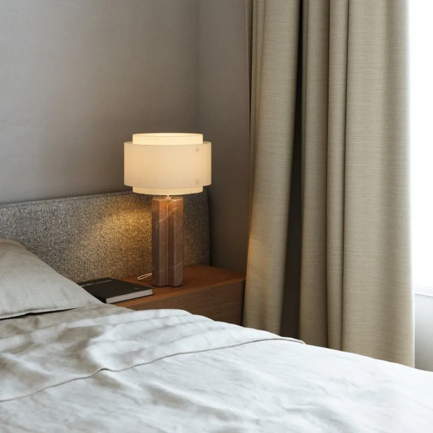 Takai bordlampe - Beige
