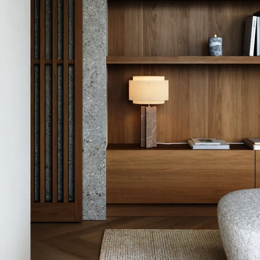 Takai bordlampe - Beige