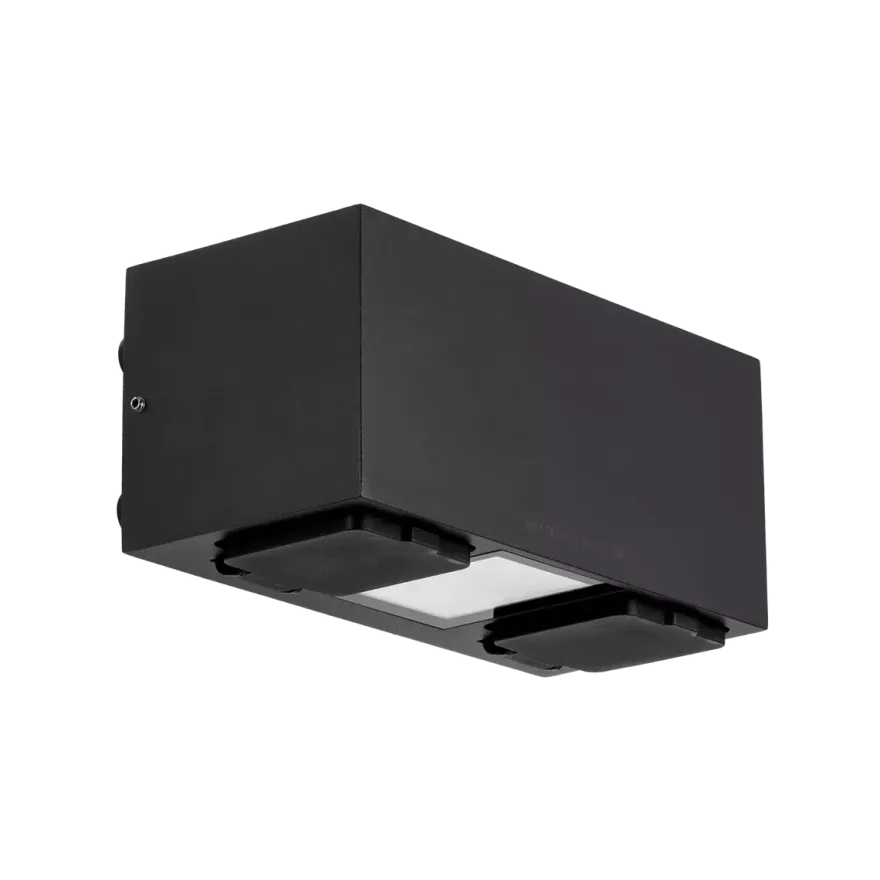 Talos vegglampe utendørs IP54 8W m/dobbel stikkontakt