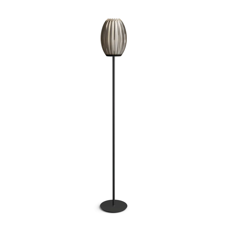 Tentacle gulvlampe Medium - Svart/Røykfarget