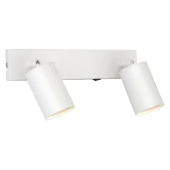 Toronto dobbel vegglampe - Hvit