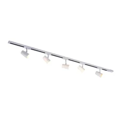 Trackline Conic spotskinne 1,5 meter 5 spot - Hvit