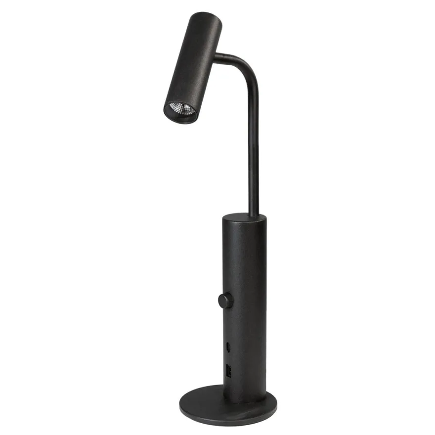 Tube micro bordlampe 2700 Kelvin med USB lading