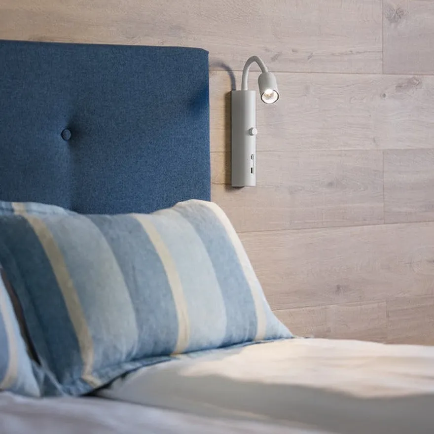 Tube vegglampe med USB 2700K dimbar