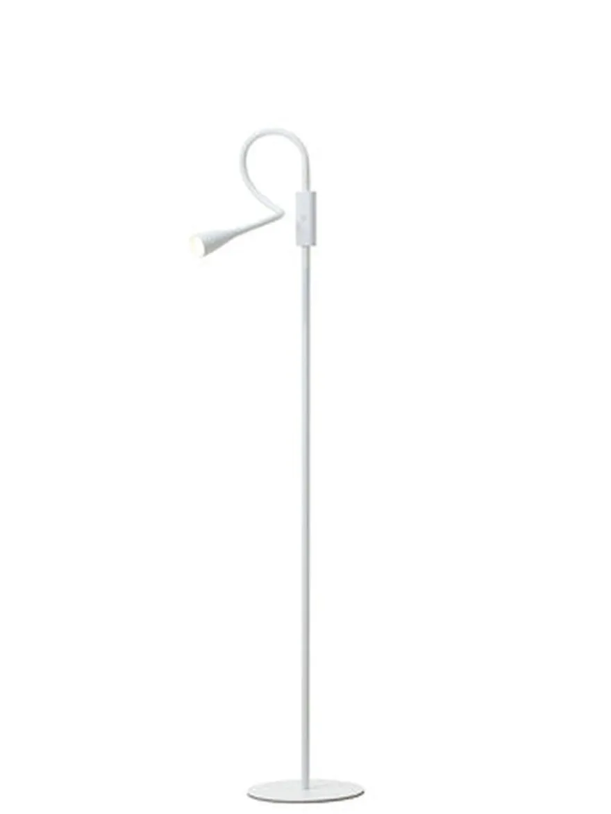 Twist gulvlampe 3W 3000K 3 step dim - Hvit