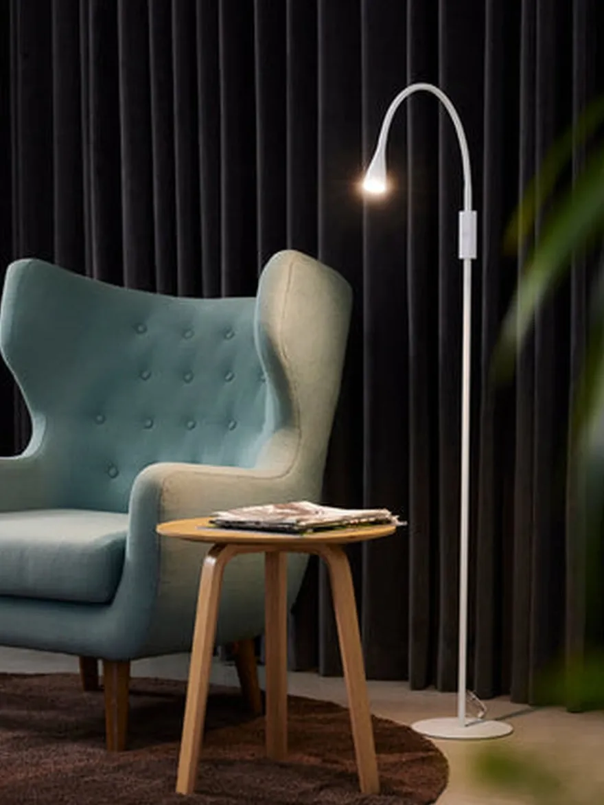 Twist gulvlampe 3W 3000K 3 step dim - Hvit