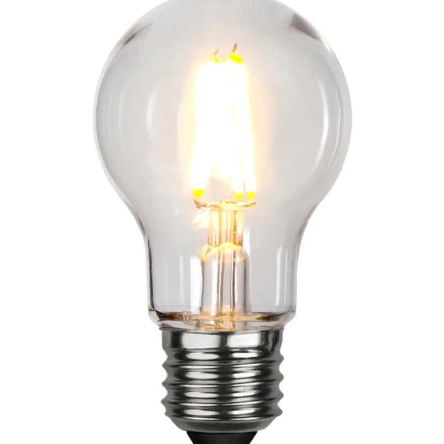 Utendørs E27 Filament LED 2,5W 2700K 55mm ikke dimbar - Klar
