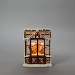 Vannfylt lykt pepperkakehus