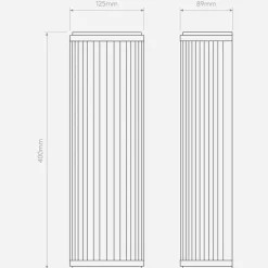 Versailles 400 vegglampe 7,1W dimbar IP44