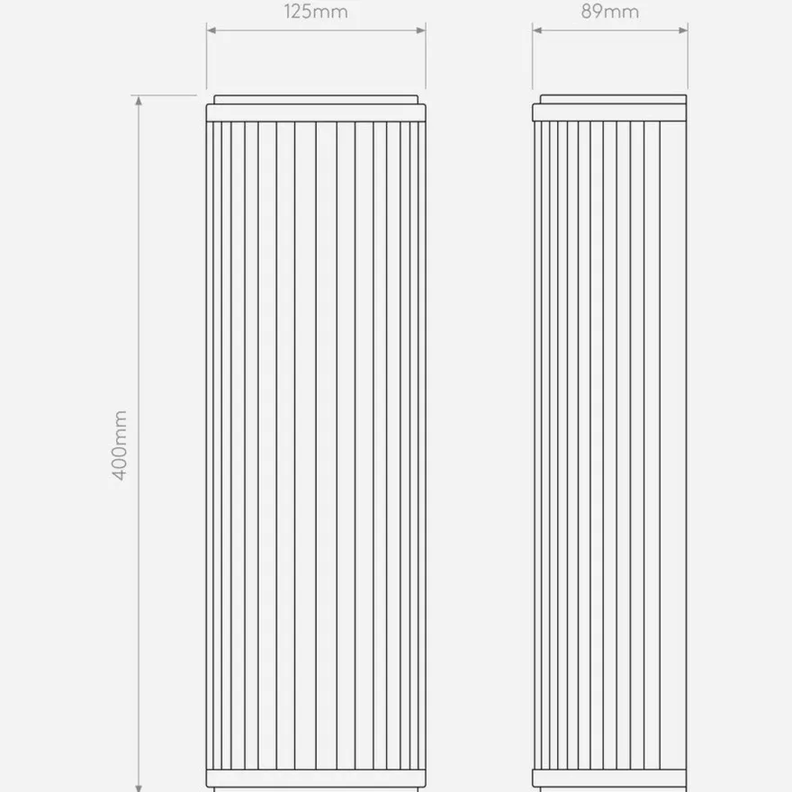 Versailles 400 vegglampe 7,1W dimbar IP44