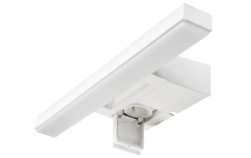View vegglampe baderom 46 cm 2700K 16W IP44 m/Stikkontakt
