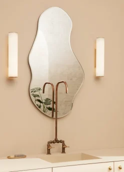 Vuelta Vegglampe 40cm - hvit /messing