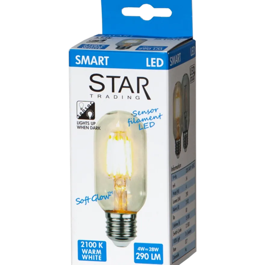 4W E27 LED med sensor 2100K 45mm