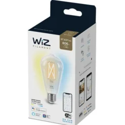 WiZ E27 Lyspære filament A64 6,7W Wifi - Justerbar fargetemperatur 2700-6500 Kelvin v1