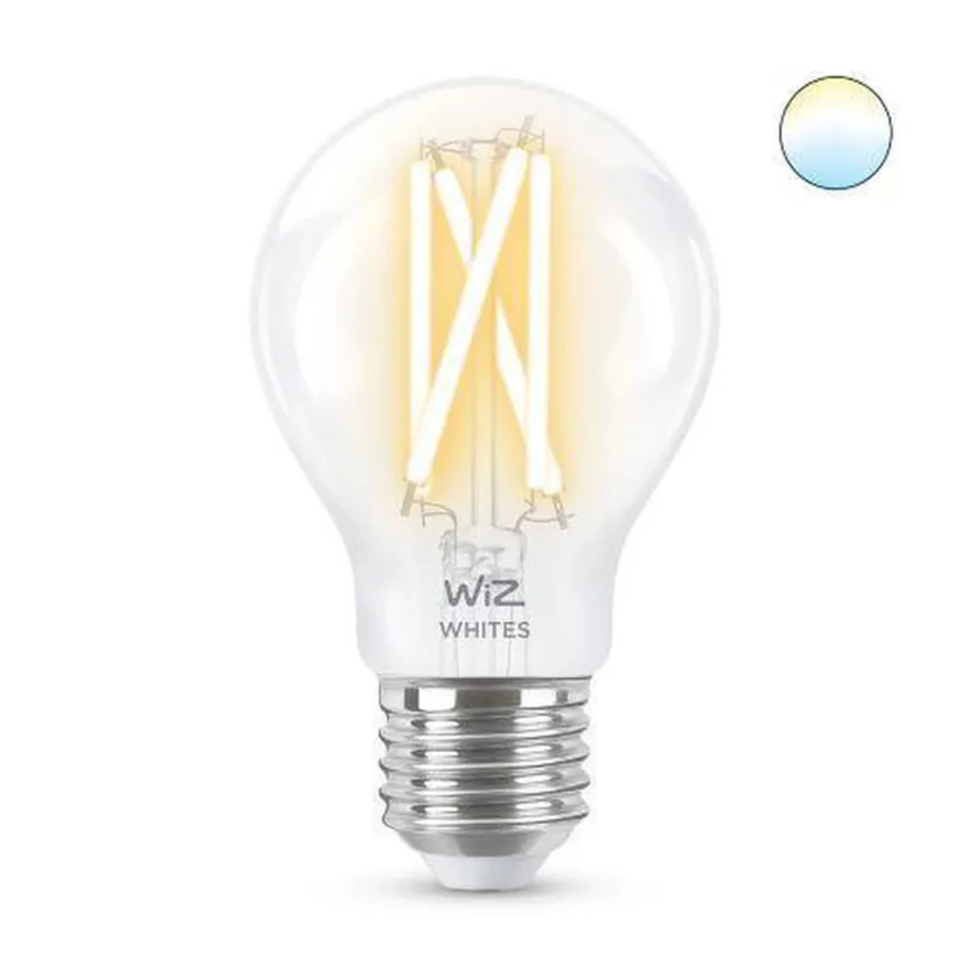 WiZ E27 Lyspære filament A60 6,7W Wifi - Justerbar fargetemperatur 2700-6500 Kelvin