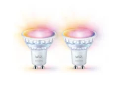 WiZ GU10 Lyspære 4,7W Wifi - Fullfarge 2 pakning