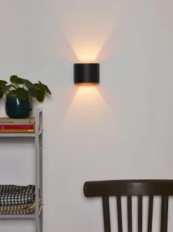 Xio round vegglampe opp/ned