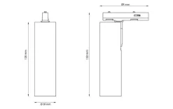 Zip Tube Micro spot 7W LED 3000K